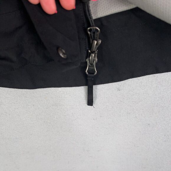 Carhartt Jacket Womens XS Black Storm Defender Hooded Raincoat Thumbhole Work - Picture 13 of 16